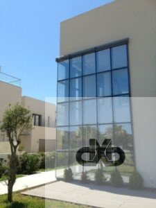 تركيب الواجهات الزجاجية