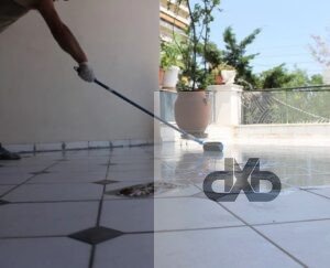 عزل مائي فوق البلاط